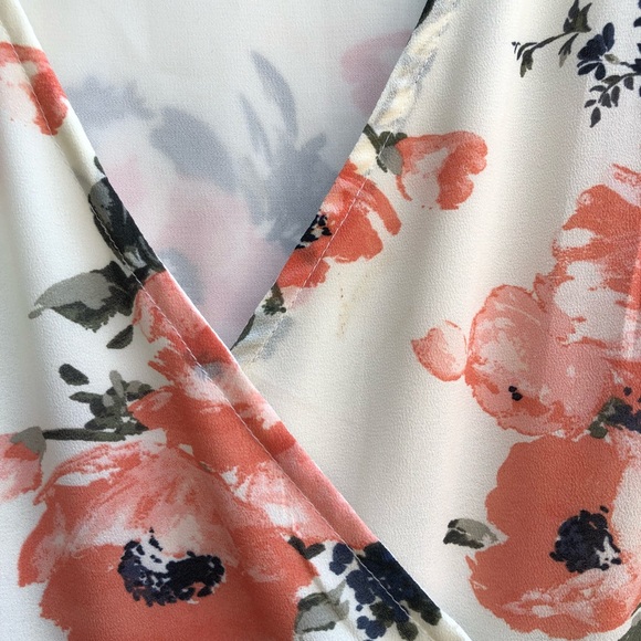 Abercrombie floral wrap dress - Picture 4 of 5